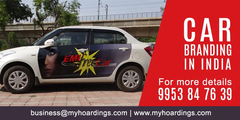 Vinyl car wrap advertising on cabs across Indian cities (Bangalore/Chennai/Delhi), MyHoardings