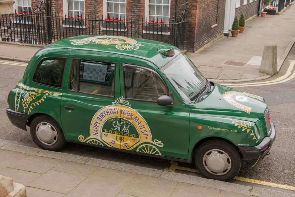 Tate & Lyle full-wrap London taxi campaign