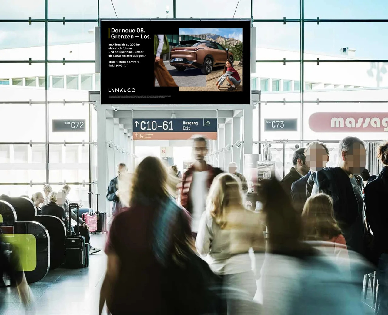 Lynk & Co programmatic DOOH placement in the German market (Vistar Media case study)