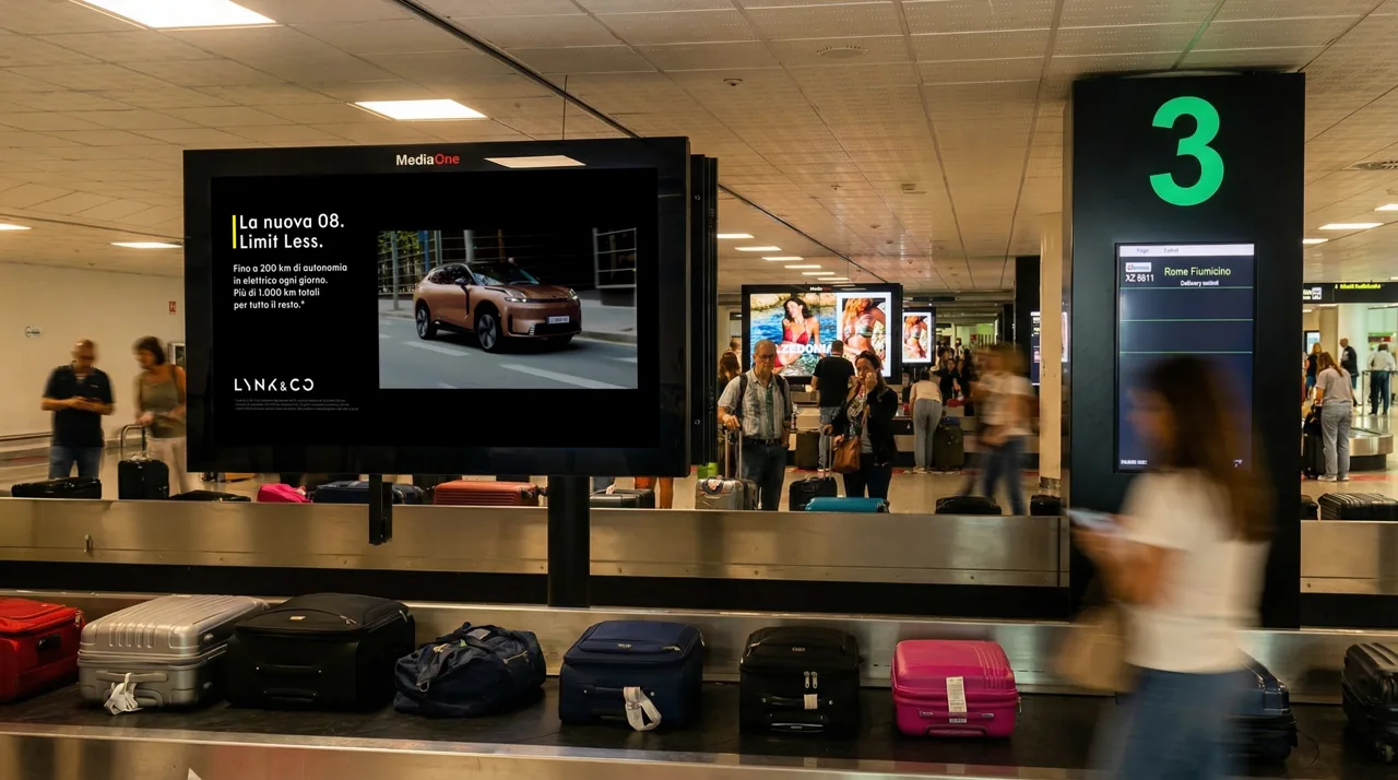 Lynk & Co programmatic DOOH placement in the Italian market (Vistar Media case study)