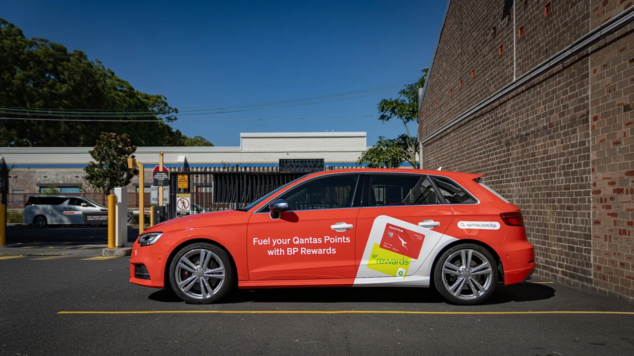 Qantas x BP branded vehicle wrap from Wrappr's 'Wraps In The Wild' gallery